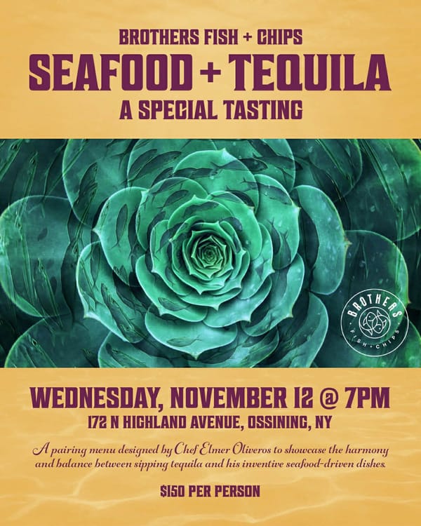 A Table for Us at Brother's Fish.